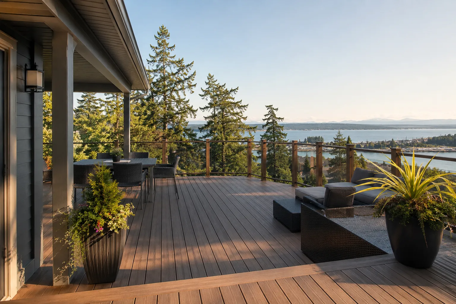 Modern Deck Background