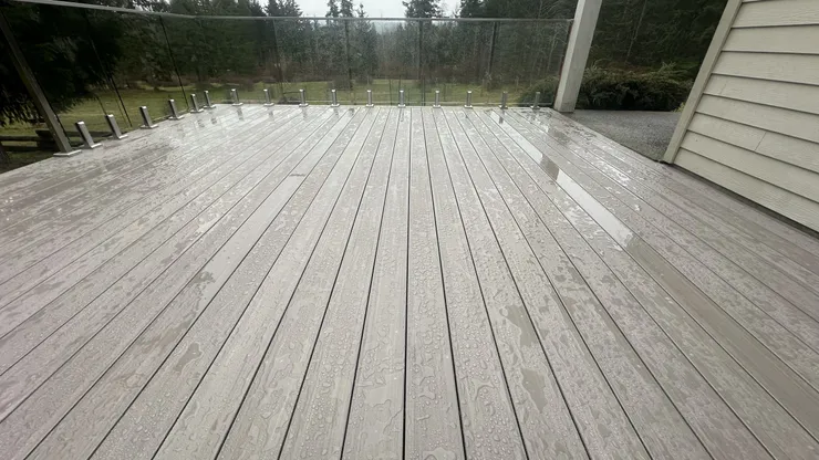 Custom Cedar Deck Installation Vancouver Island
